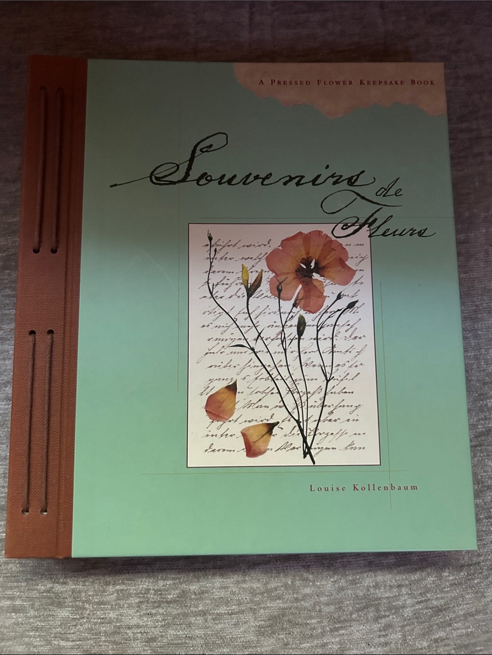 pressed flower book